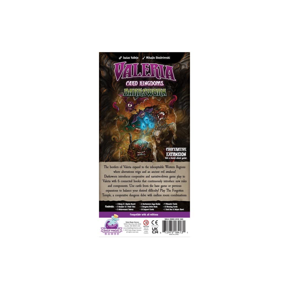Valeria: Card Kingdoms Darksworn angol nyelvű kiegészítő
