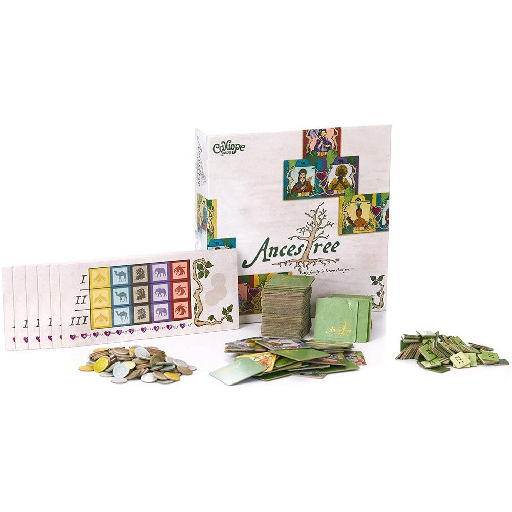 Ancestree board game unboxed image