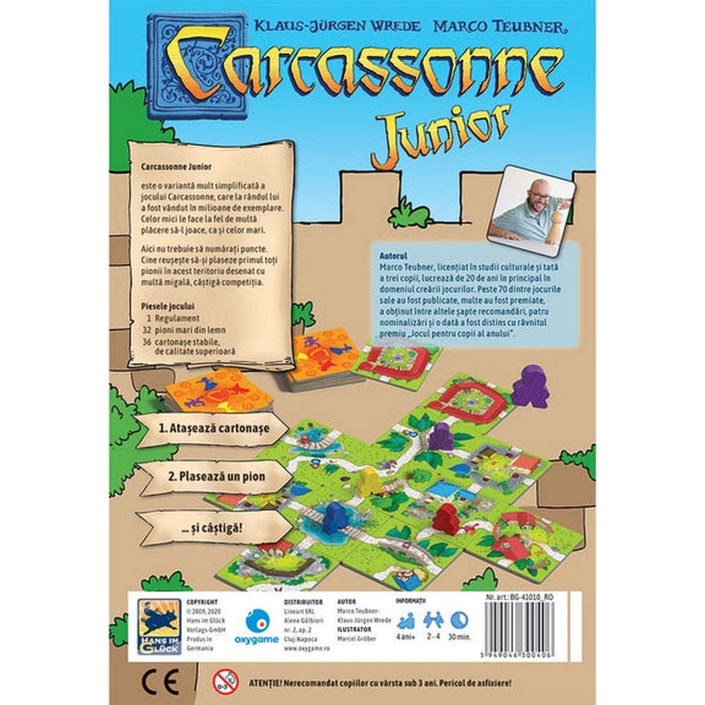 Carcassonne Junior román nyelvű társasjáték
