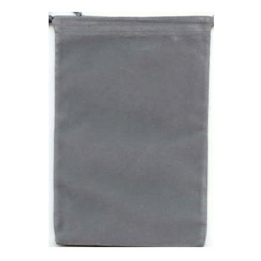 Suede Dice Bag Grey 10x15 cm