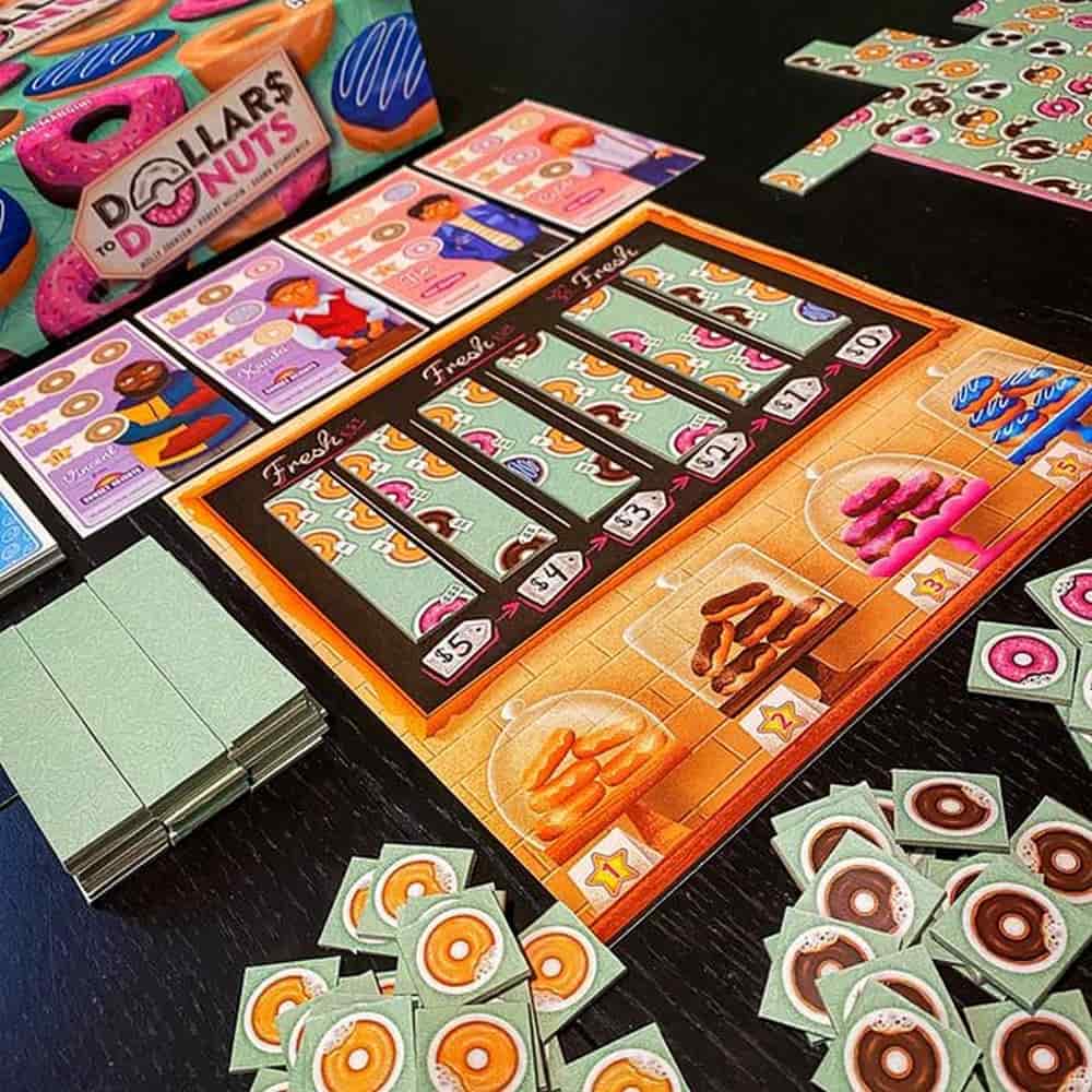 Dollars to Donuts -Angol nyelvű társasjáték