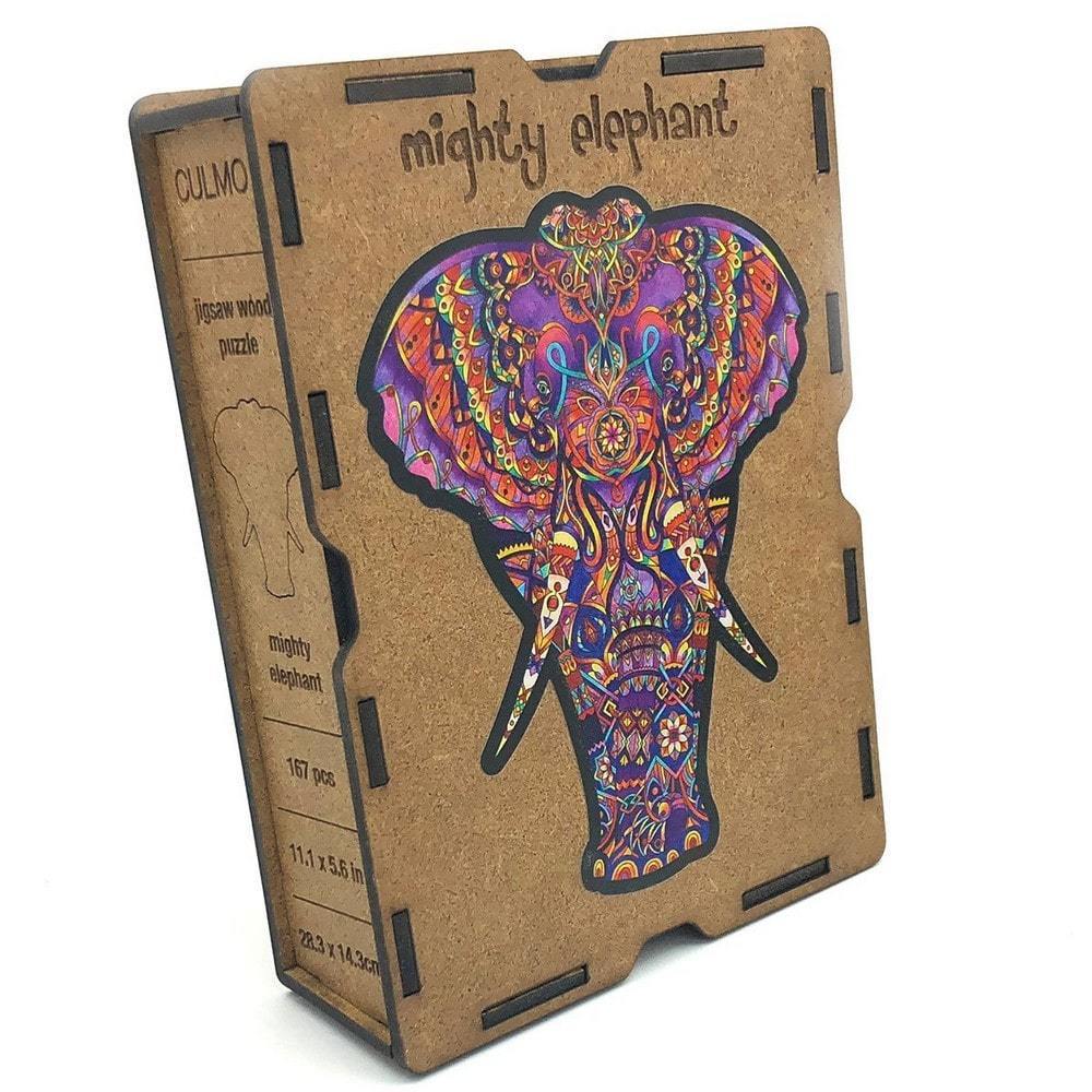 Hatalmas elefánt fa puzzle (Mighty Elephant) - kicsi - Játszma.ro - A maradandó élmények boltja