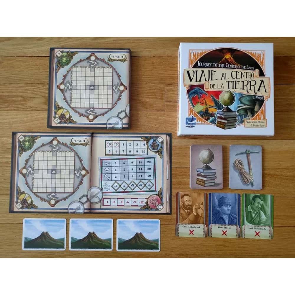 Journey to the Center of the Earth (Viaje Al Centro De La Tierra) angol nyelvű társasjáték