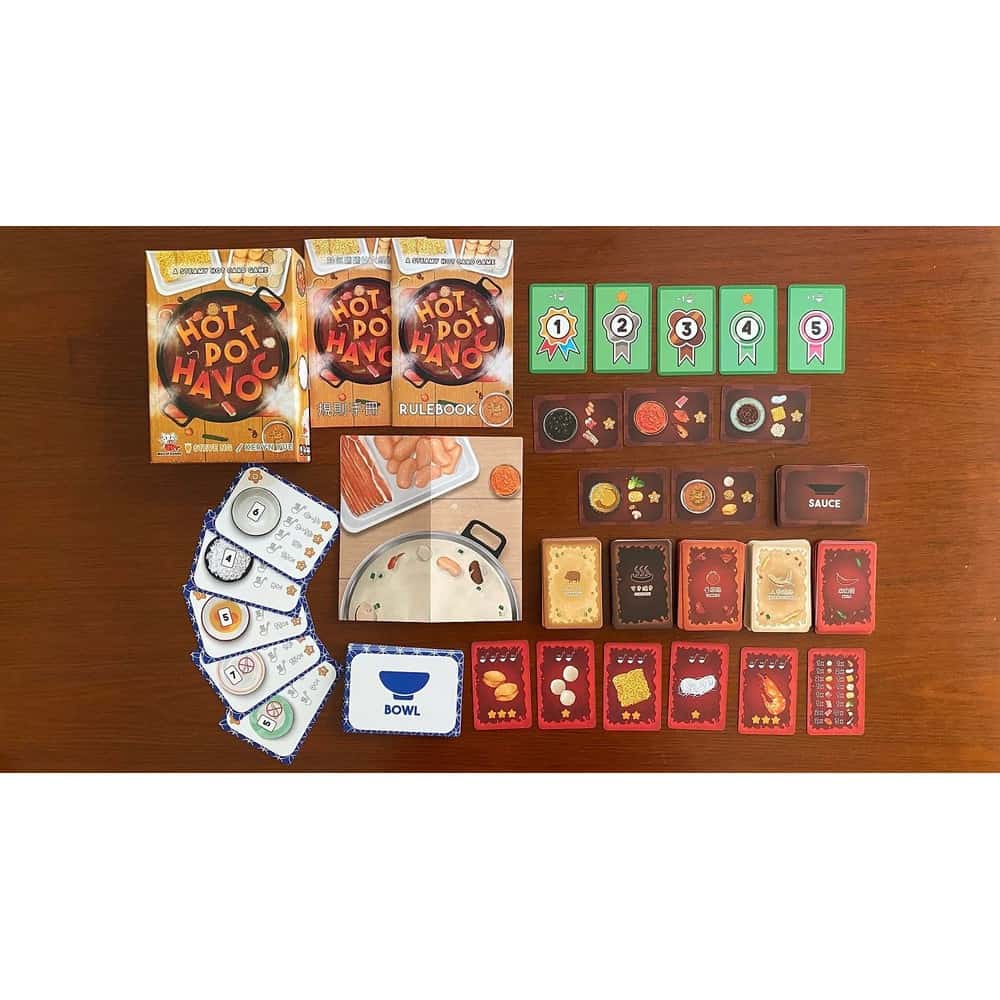 Hotpot Havoc, angol nyelvű társasjáték