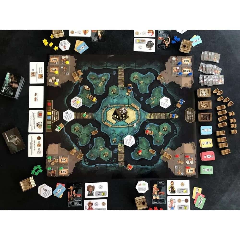 Moonshine Empire Deluxe Edition angol nyelvű társasjáték