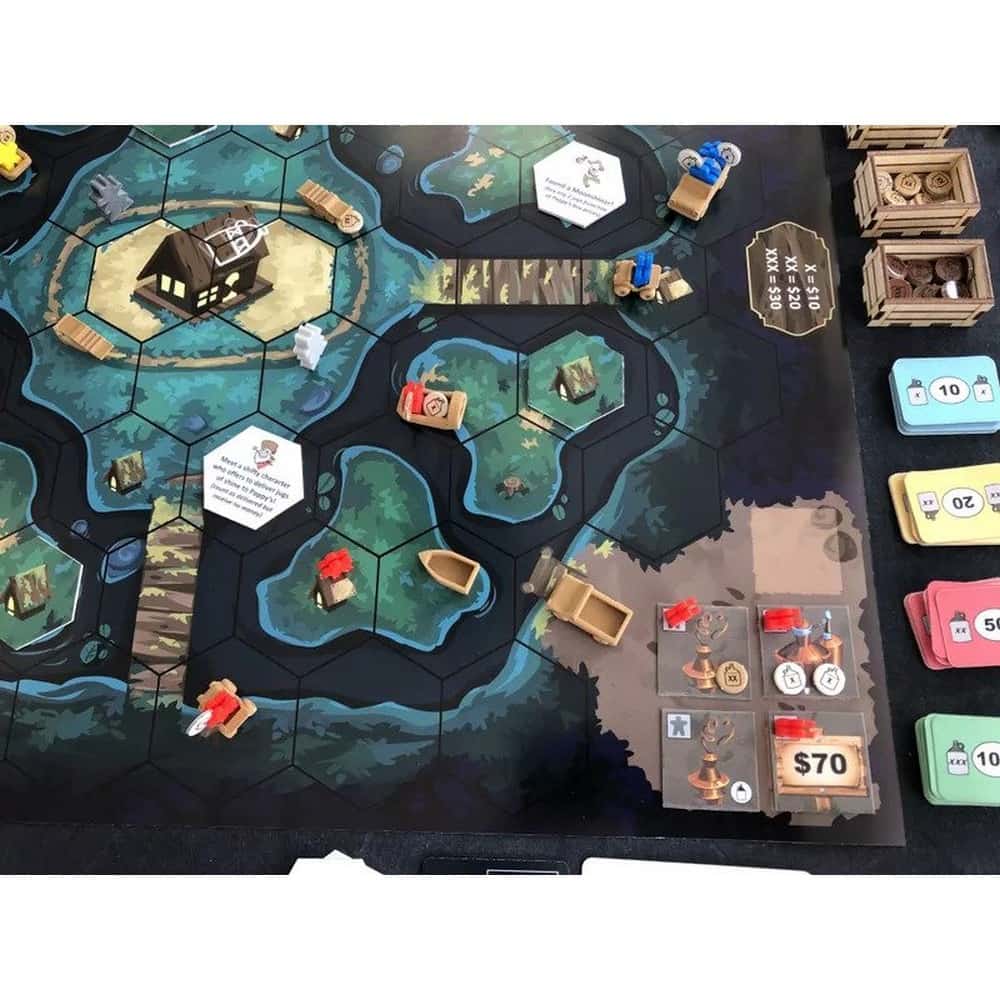 Moonshine Empire Deluxe Edition angol nyelvű társasjáték