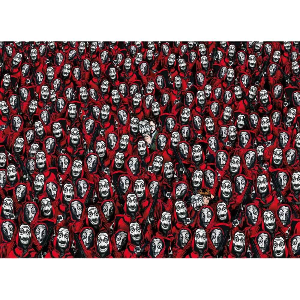 1000 darabos La Casa de Papel Impossible Puzzle - Játszma.ro - A maradandó élmények boltja