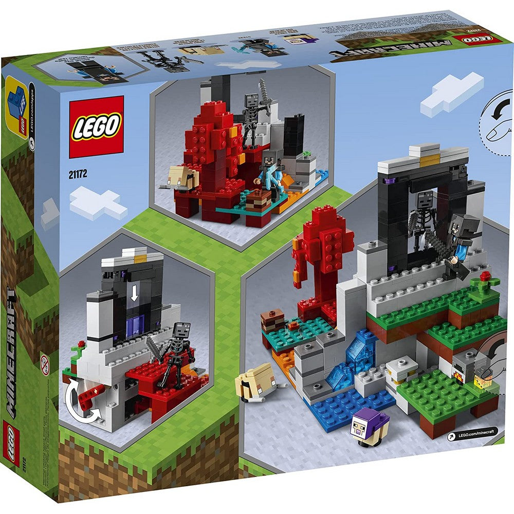 LEGO Minecraft A romos portál 21172
