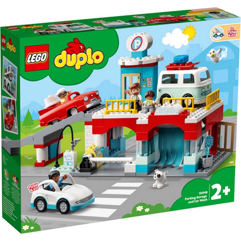 LEGO DUPLO Parkolóház és autómosó 10948