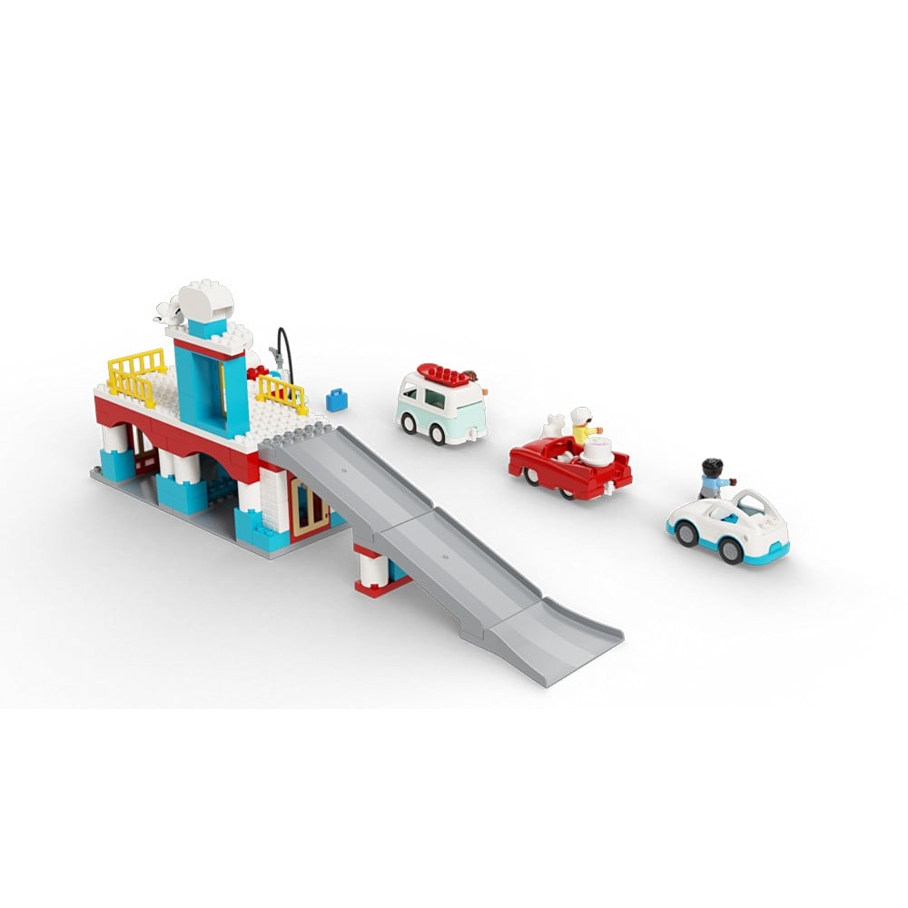 LEGO DUPLO Parkolóház és autómosó 10948