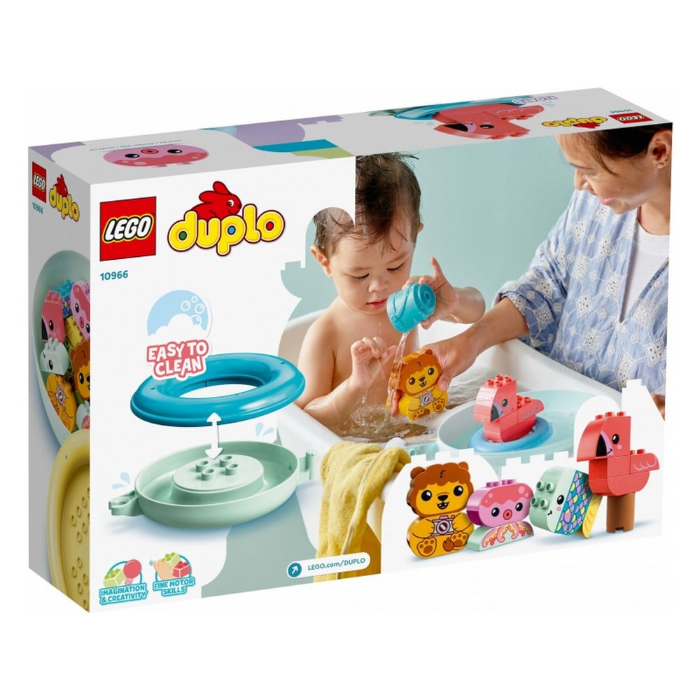 LEGO DUPLO Vidám fürdetéshez: úszó állatos sziget 10966