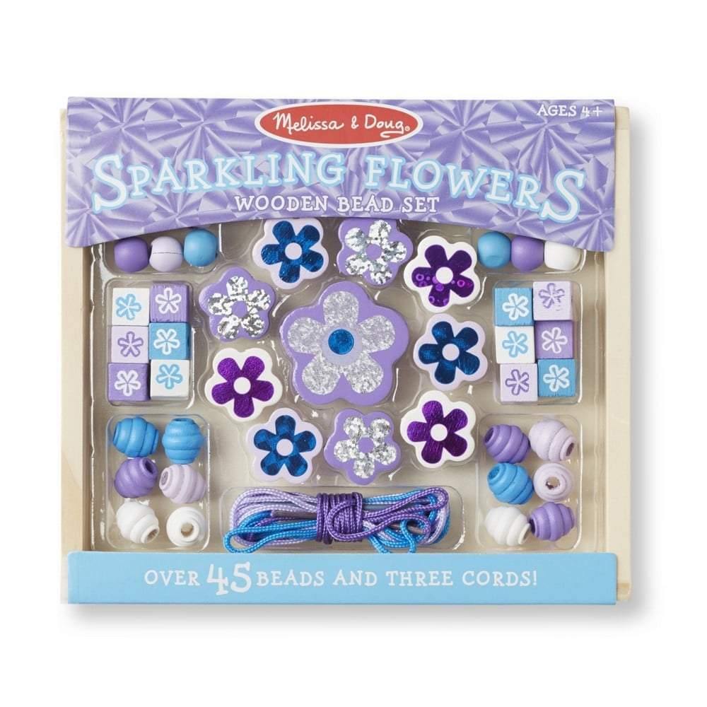 Melissa & Doug Fa gyöngy szett, ragyogó virágok-Melissa&Doug-1-Játszma.ro - A maradandó élmények boltja