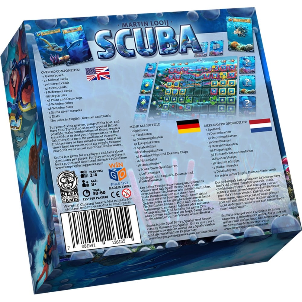 Scuba angol nyelvű társasjáték