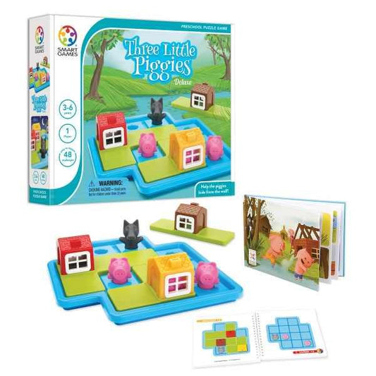 Three Little Piggies Deluxe (Smart Games)-Smart Games-1-Játszma.ro - A maradandó élmények boltja