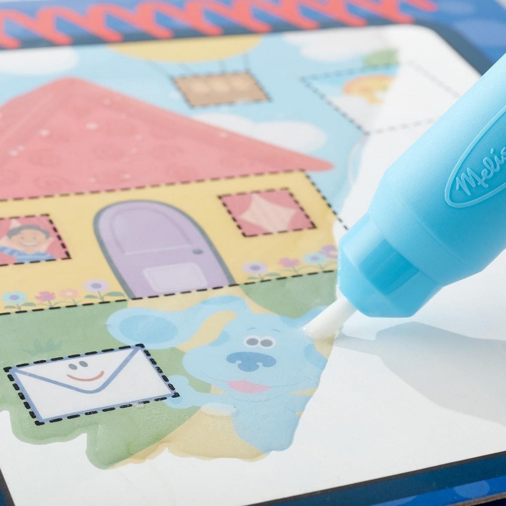 Melissa & Doug kreatív játék, rajzolás vízzel, Azúrkék nyomok és te - formák