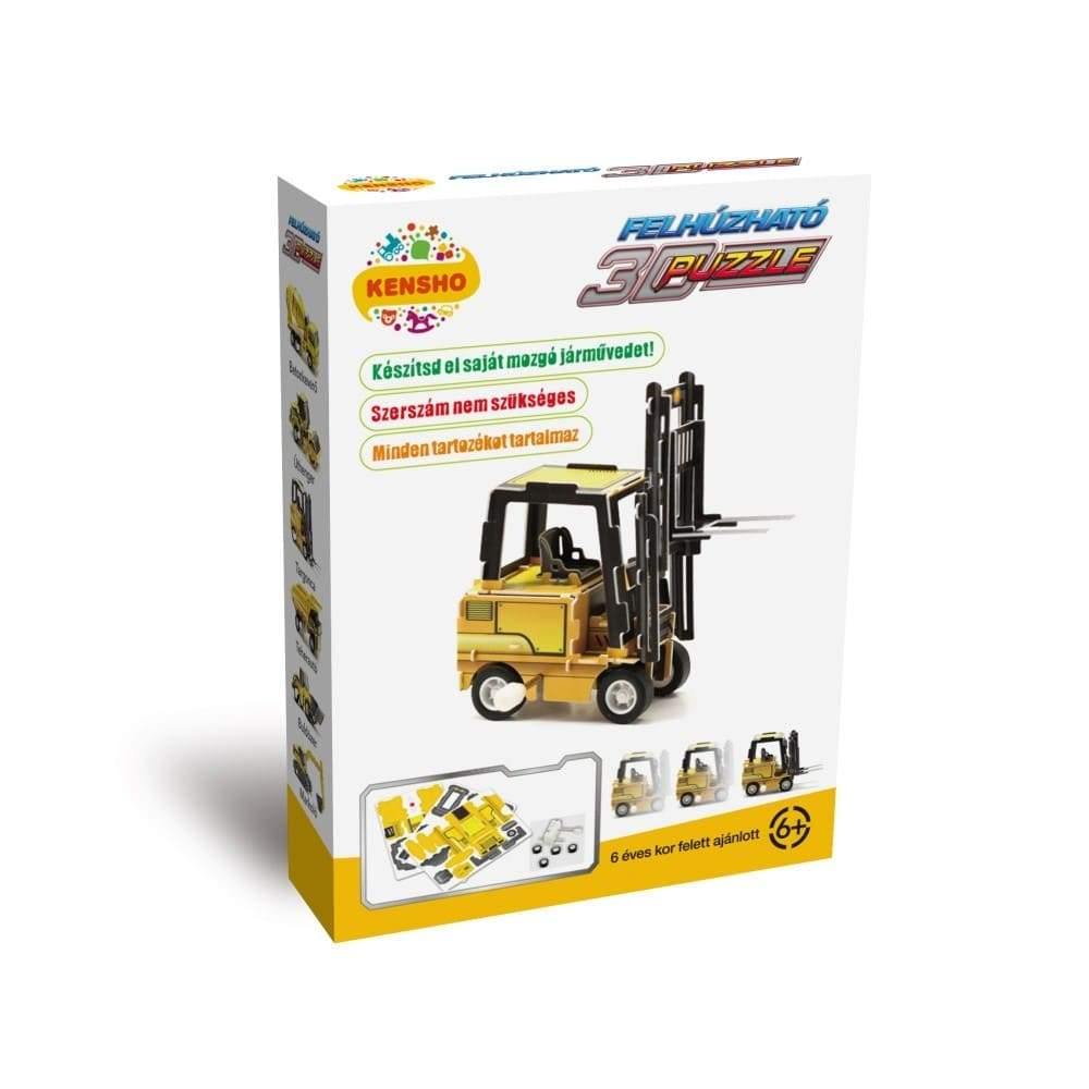 Felhúzható 3D puzzle - targonca - Játszma.ro - A maradandó élmények boltja