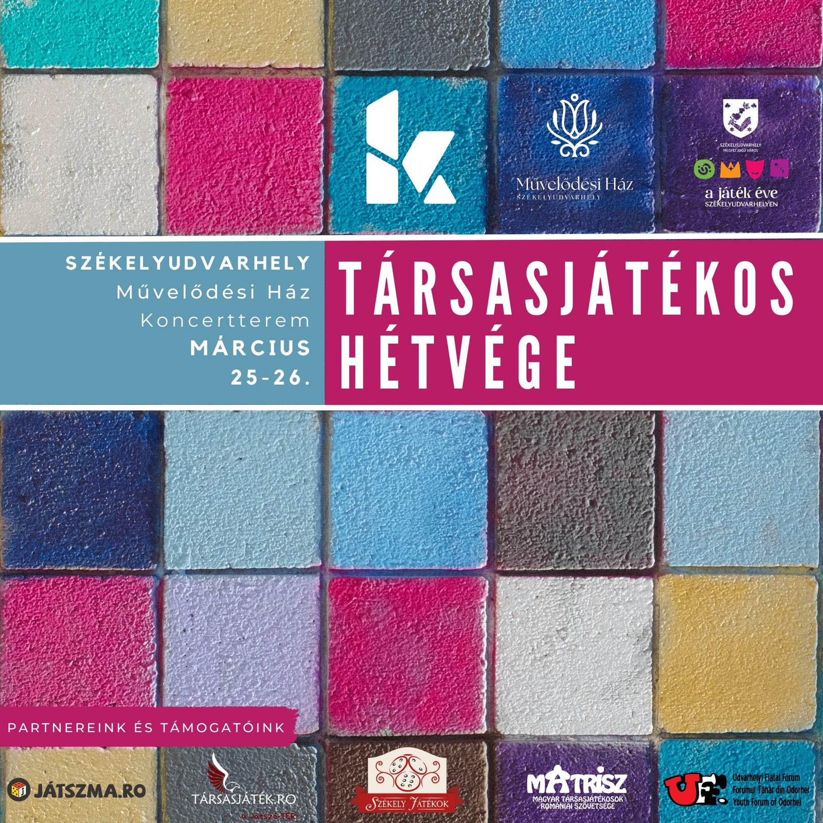 Társasjátékos hétvége Székelyudvarhelyen!