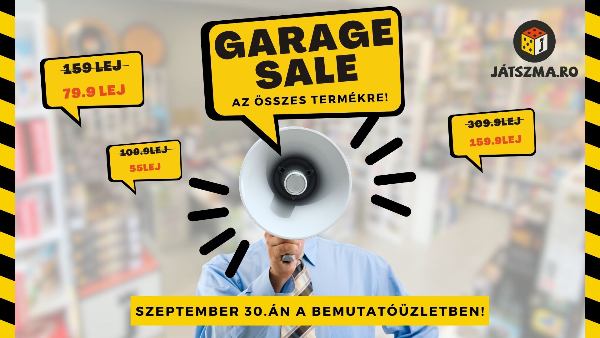 Élvezd a hűségkártya előnyeit a legendás garázsvásáron!