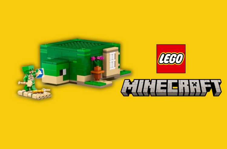Ez a kép egy fekete LEGO Minecraft figurát ábrázol