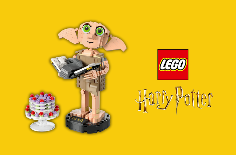 Ez a kép a LEGO Harry Potter sorozat három főszereplőjét, Harry Pottert, Ront és Hermionet ábrázolja