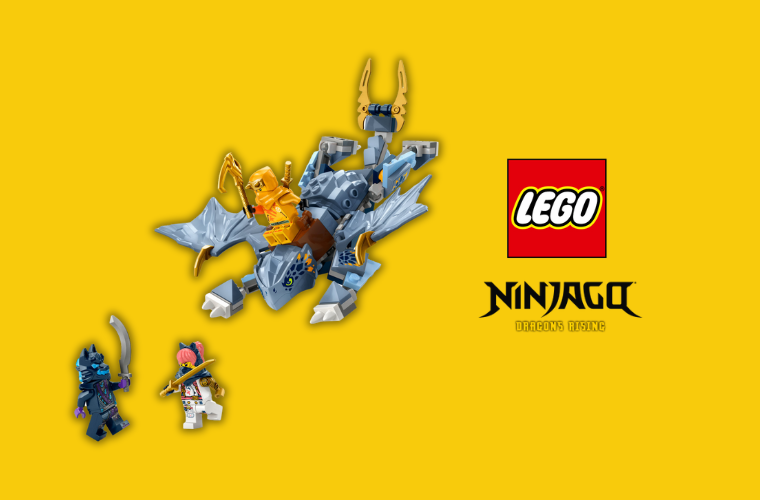 Ez a kéo két LEGO NINJAGO figurát ábrázol