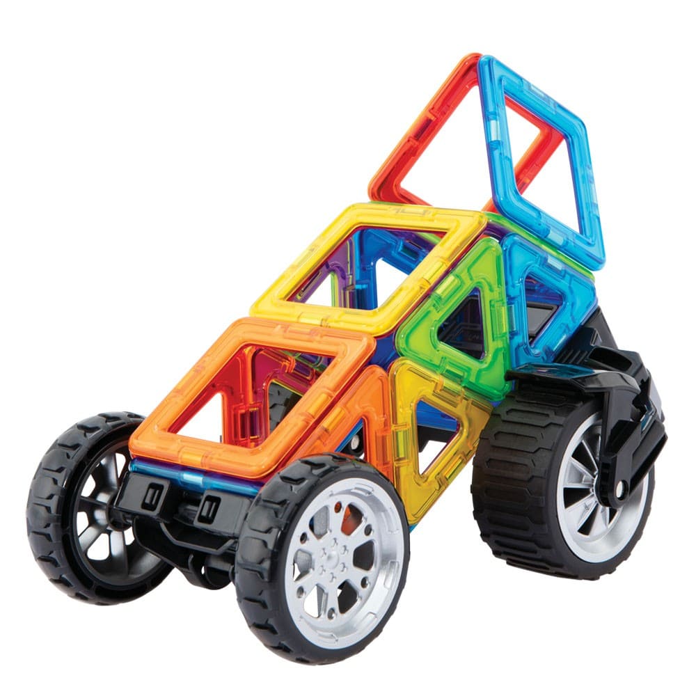 Magformers mágneses építőjáték Amazing Transform Wheels Set - Járművek, 17 darabos készlet