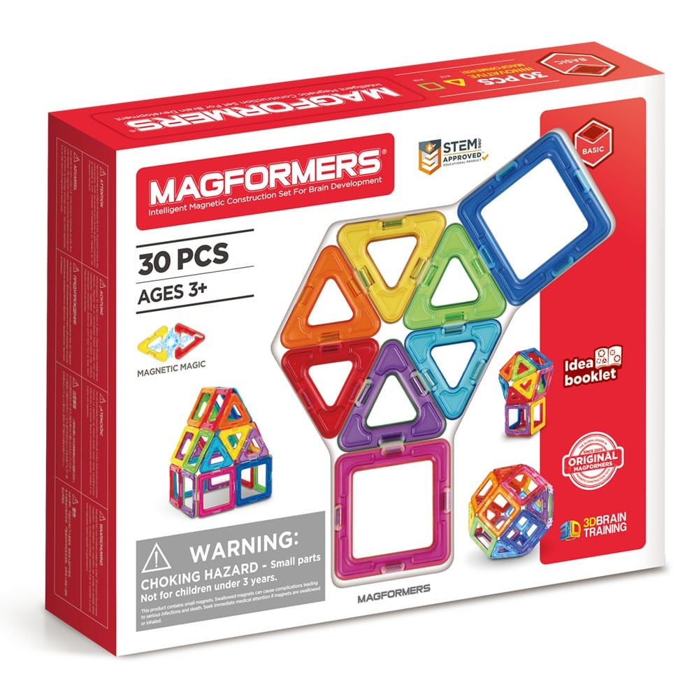 Magformers mágneses építőjáték - 30 darabos készlet