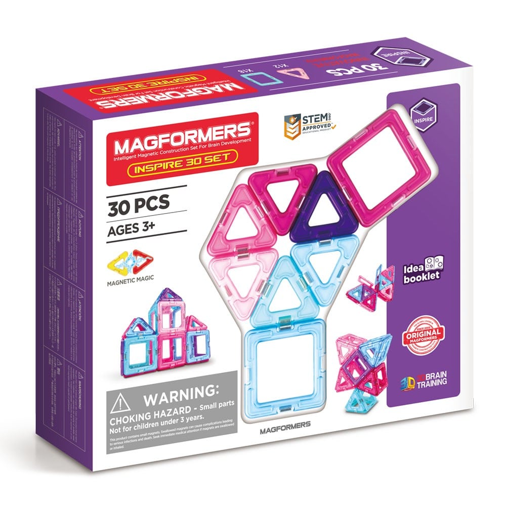 Magformers mágneses építőjáték Inspire Set - 30 darabos készlet