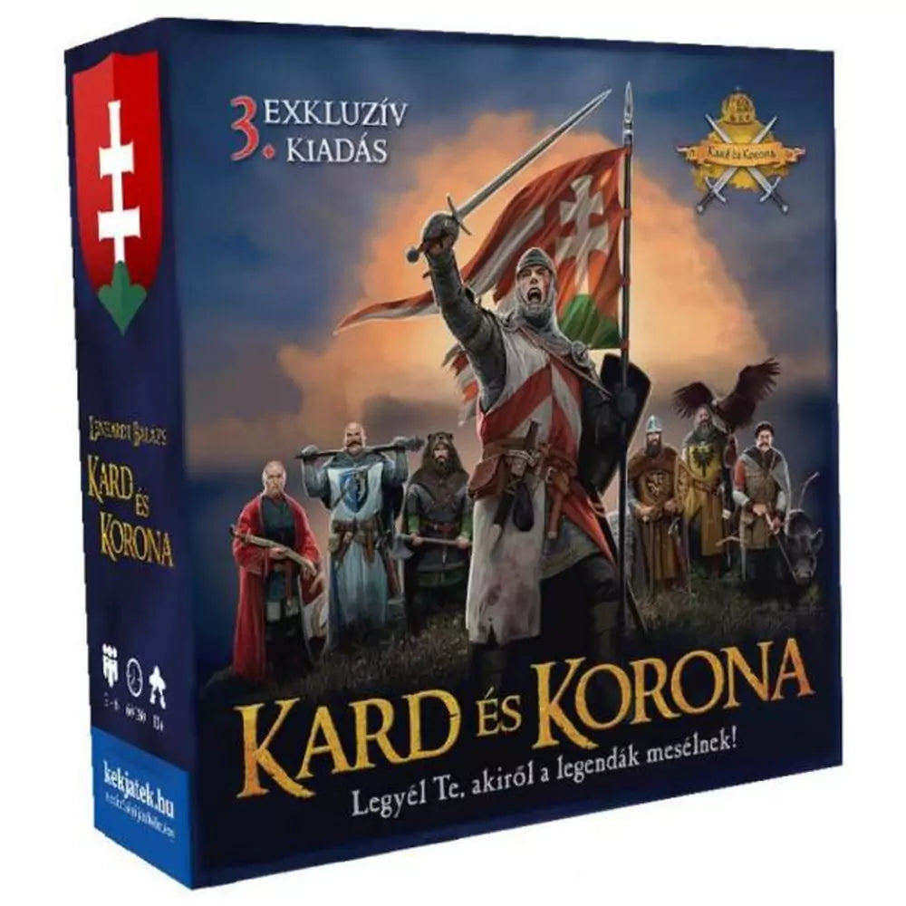 Kard és korona 3. exluziv kiadas magyar nyelvű társasjáték