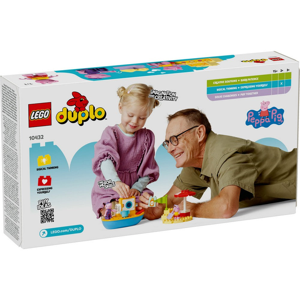 LEGO DUPLO Peppa malac hajókirándulása 10432 doboz hata