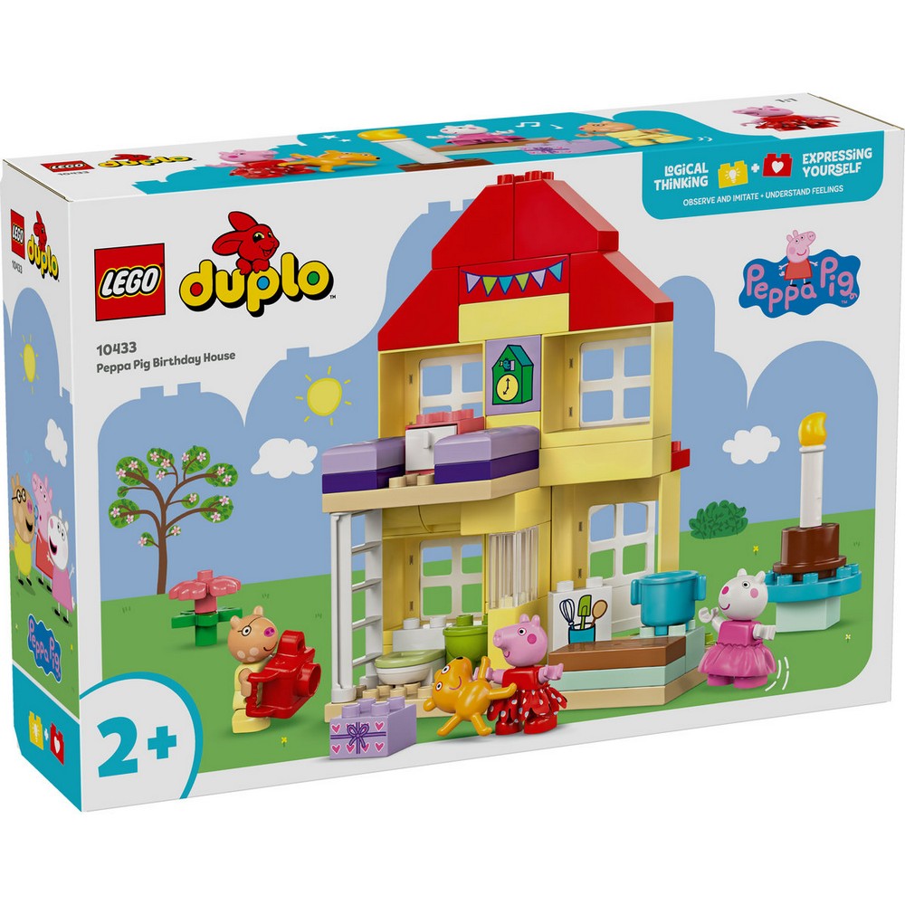 LEGO DUPLO Peppa malac születésnapi háza 10433 doboz eleje