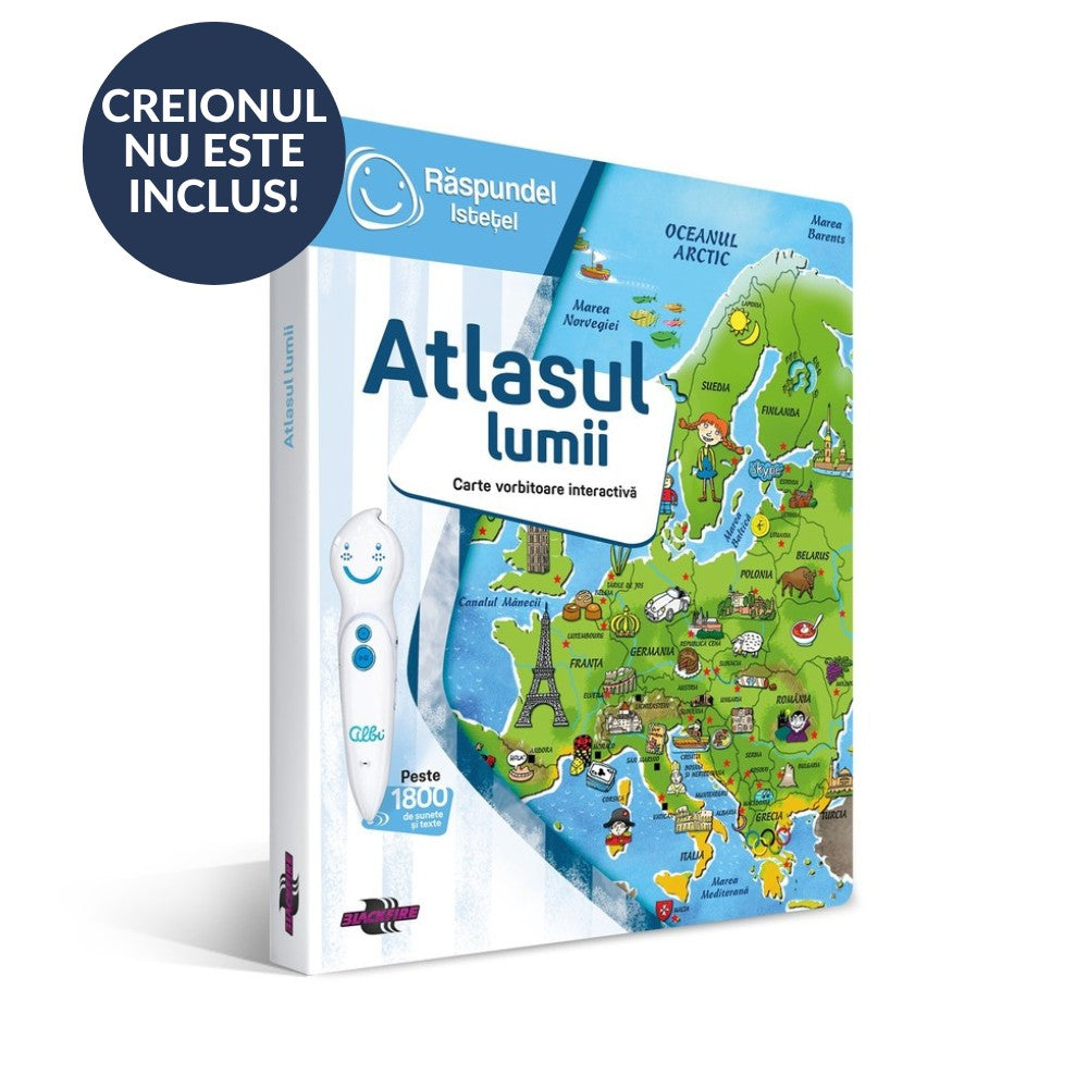 Răspundel Istețel - Carte Atlasul lumii - könyv