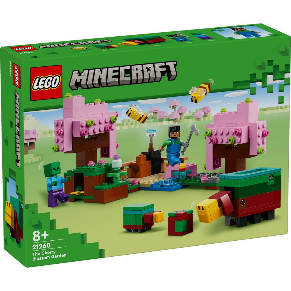 LEGO Minecraft A cseresznyevirágos kert 21260 doboz eleje