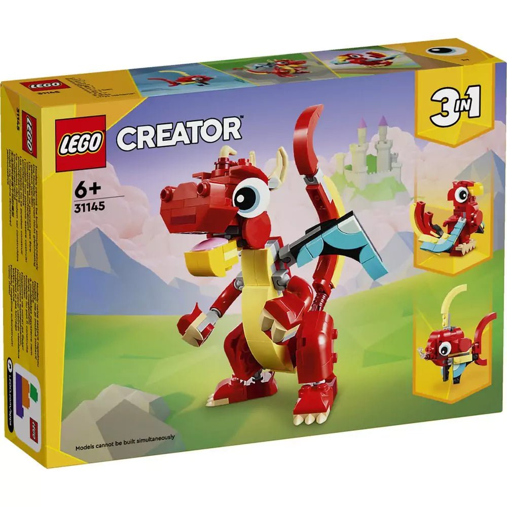 LEGO Creator Vörös sárkány 31145 149 darabos