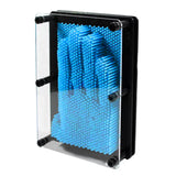 3D Pin Art képkirakó: Kék 12,5 cm