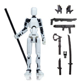 3D Robotfigura R13 - Fehér