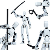3D Robotfigura R13 - Fehér