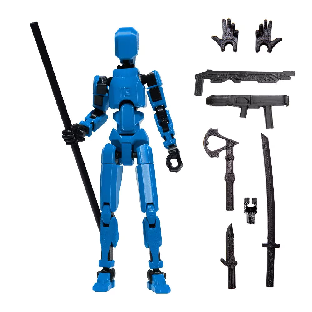 3D Robotfigura R13 - Kék