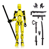 3D Robotfigura R13 - Sárga