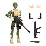 3D Robotfigura R13, Commando tipus, sötét zőld krém