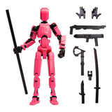 3D Robotfigura R13, pink pop