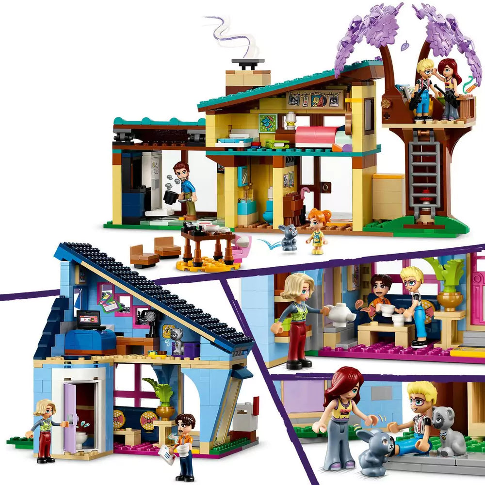 LEGO Friends Olly és Paisley családi házai 42620