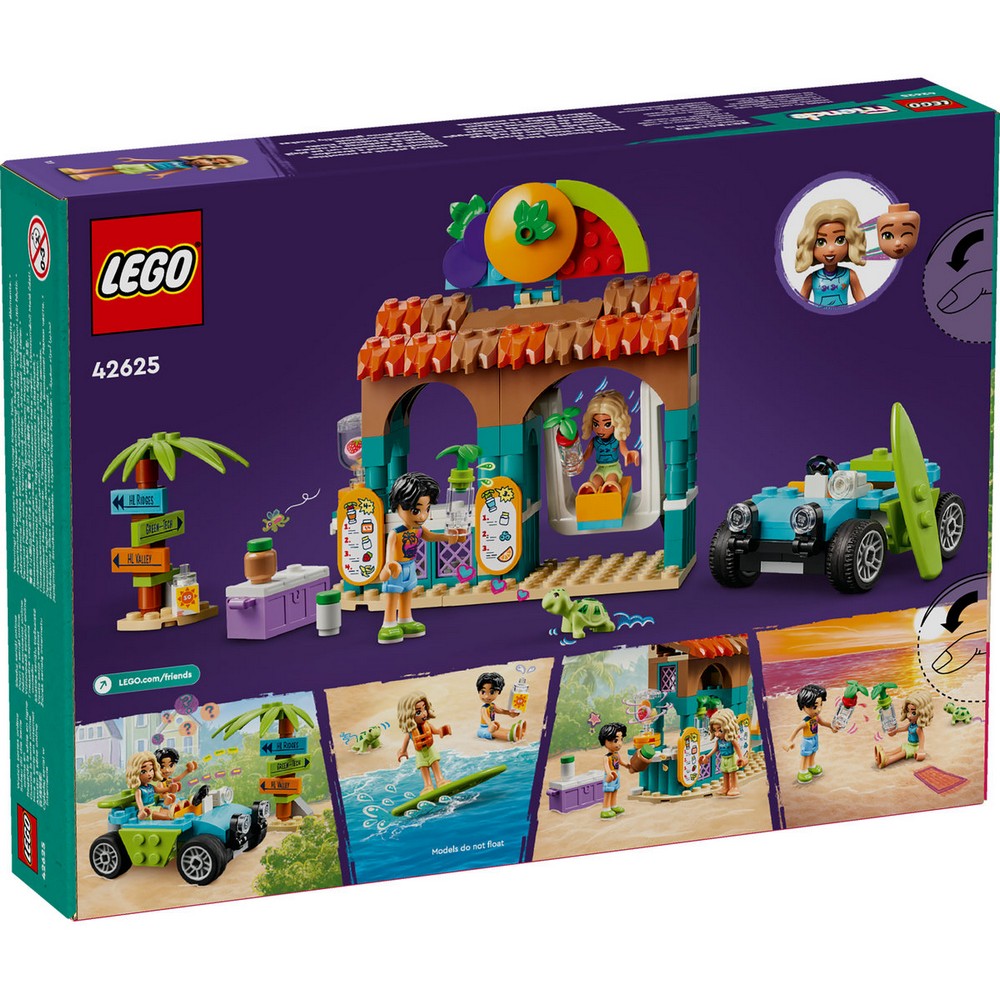 LEGO Friends Smoothie stand a strandon doboz hatlap