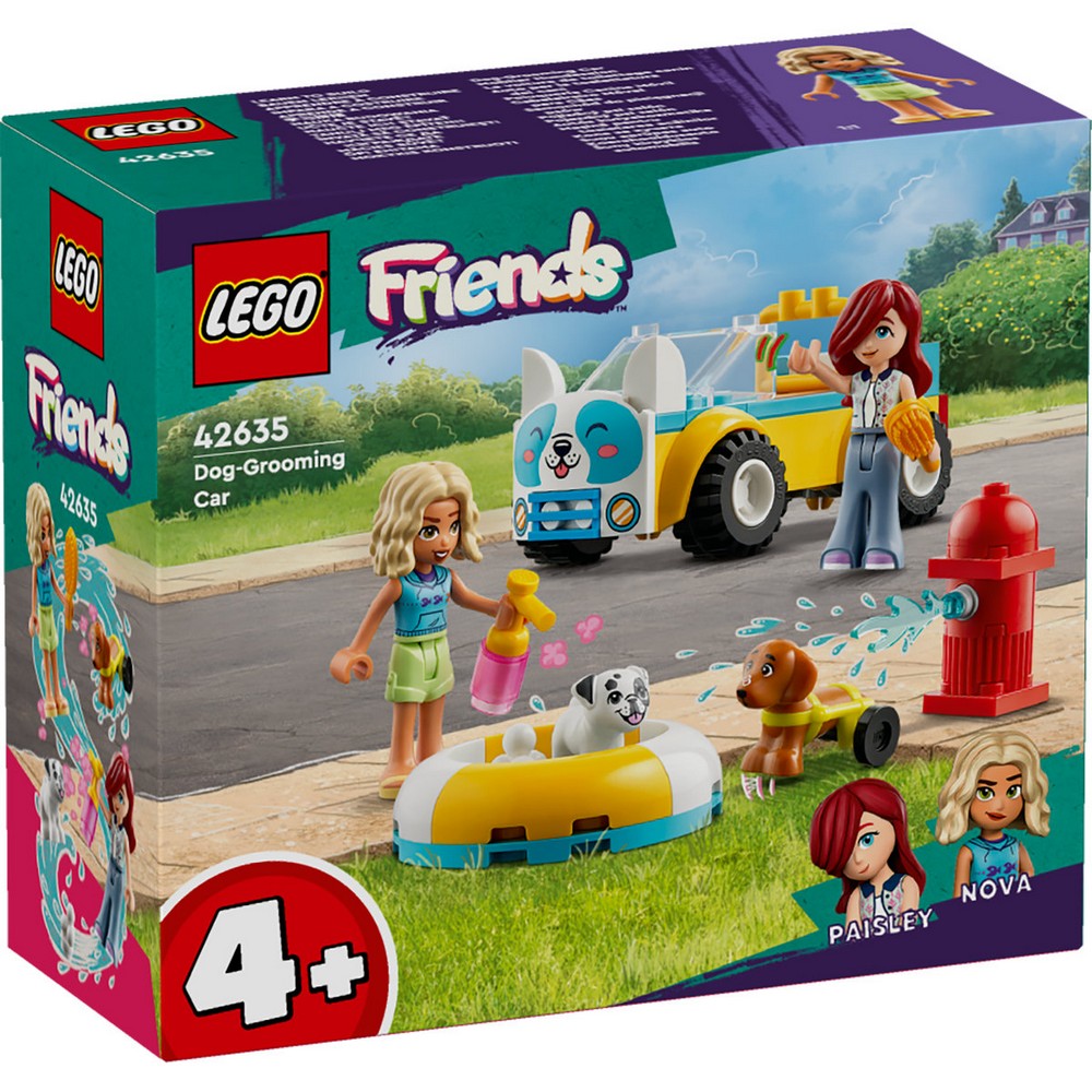 LEGO Friends Autós kutyakozmetika 42635 doboz elolap