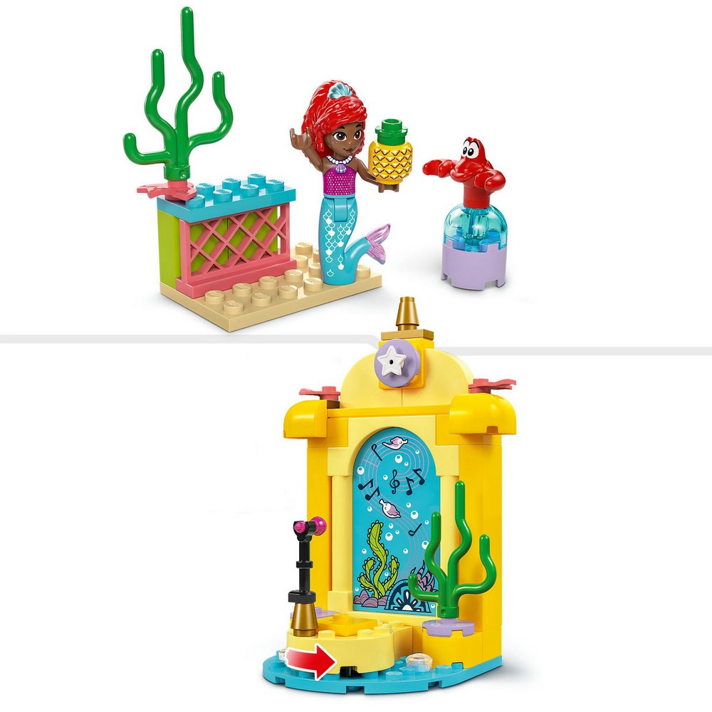 LEGO® ǀ Disney Princess Ariel zenei színpada -  a teljes keszlet kirakva