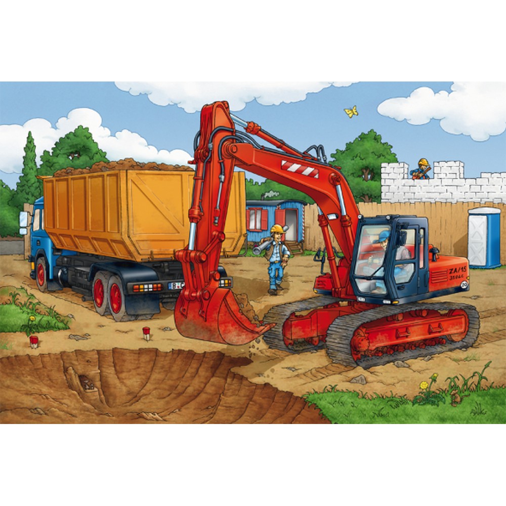 Puzzle Schmidt - Construction Work Ahead, 3x24 darabos puzzle kirakva