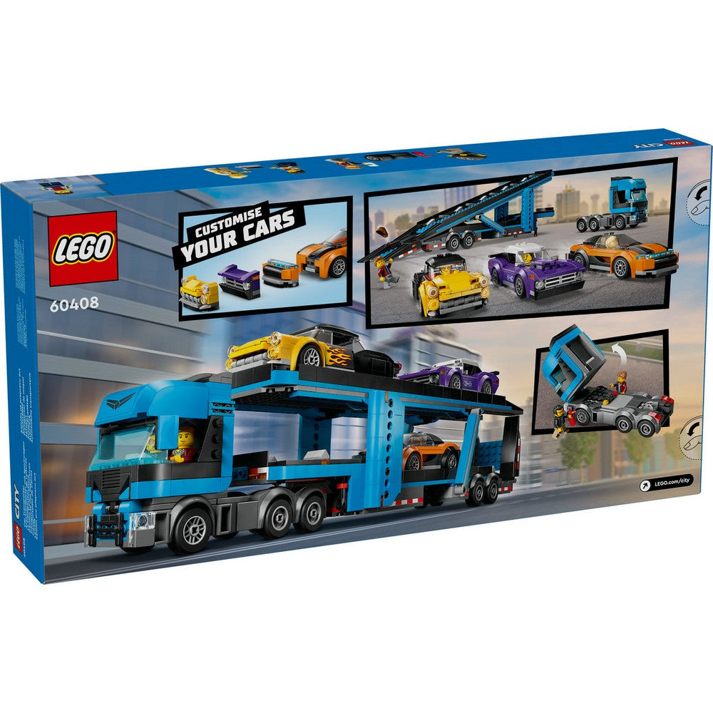 LEGO City Autószállító kamion sportautókkal 60408