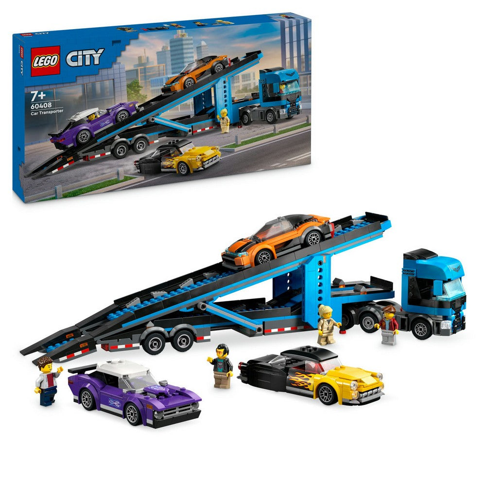 LEGO City Autószállító kamion sportautókkal 60408