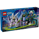 LEGO City -  Parc cu roller-coaster Lumea Robotilor 60421, 986 piese