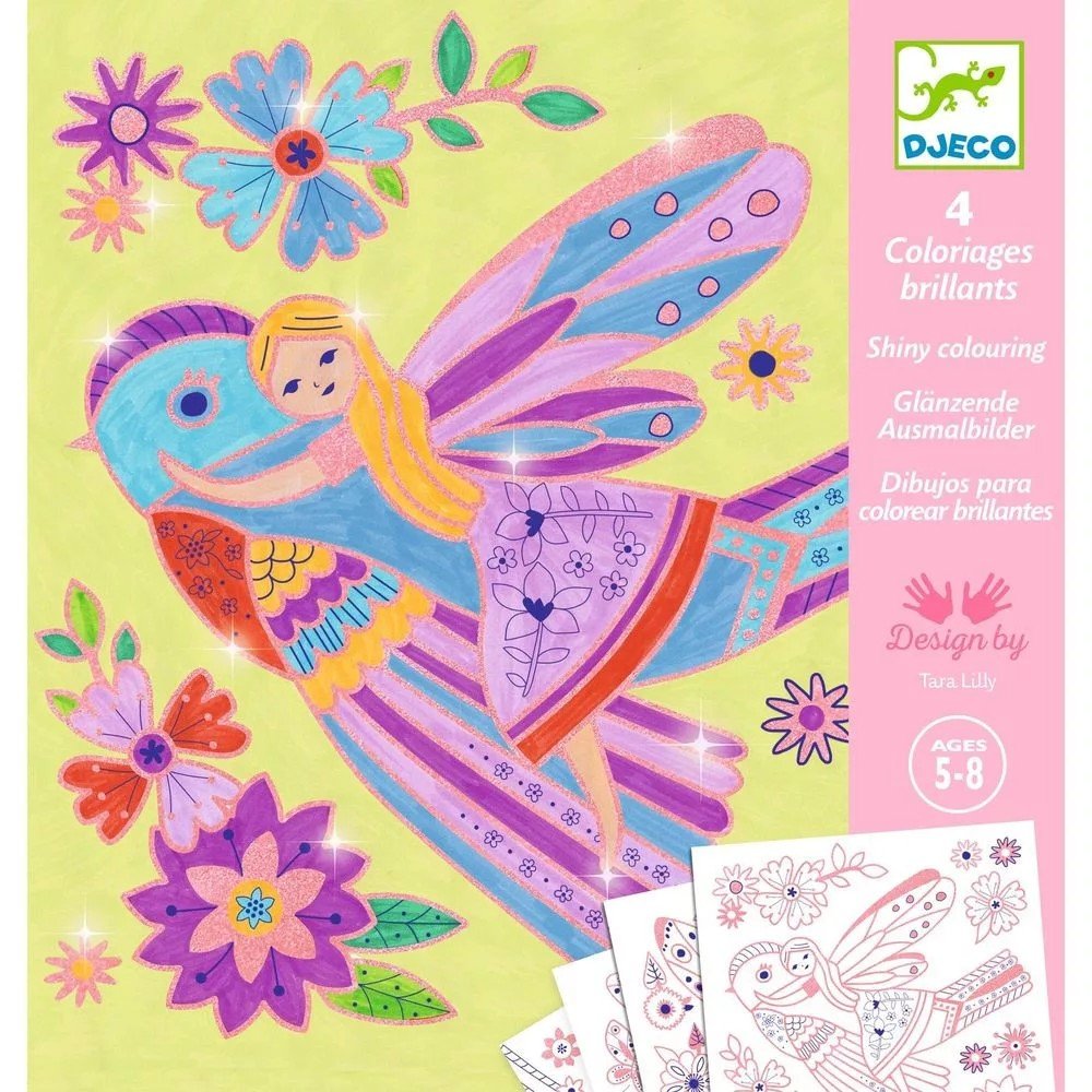 Apró szárnyak - Djeco szinező DJ09696
